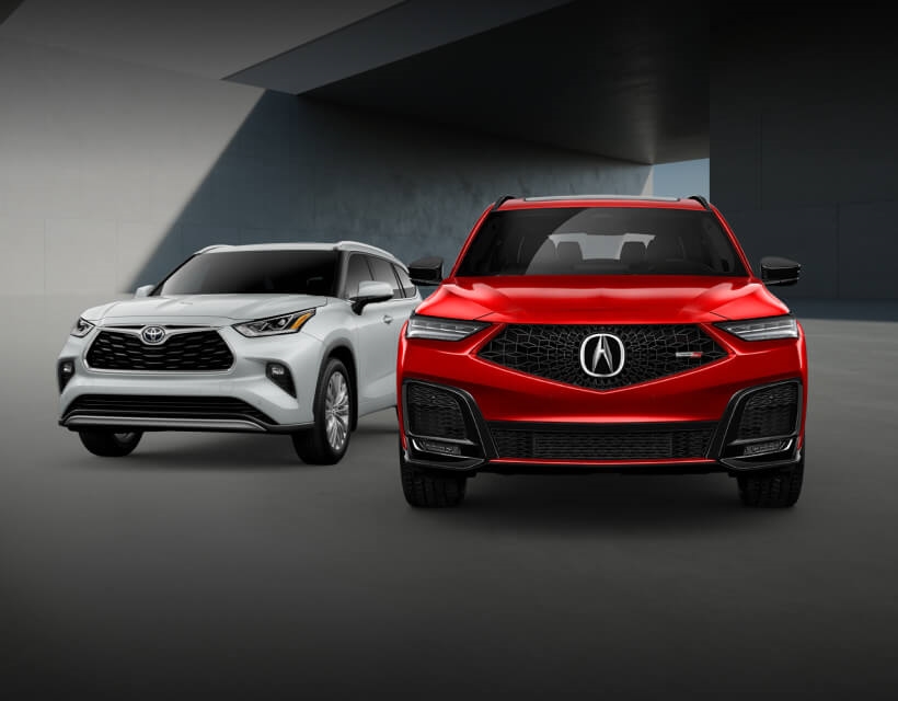 Acura MDX vs. Toyota Highlander