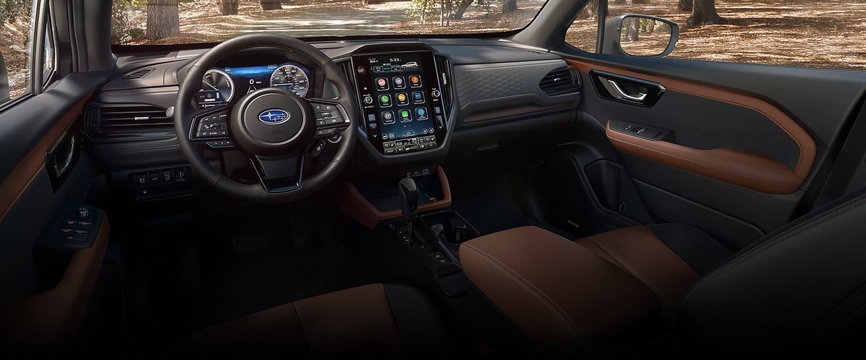 Forester Hybrid spacious interior cabin view