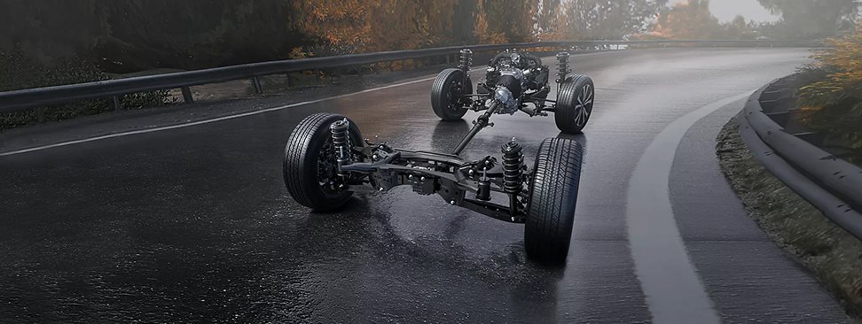 Forester Hybrid Symmetrical All-Wheel Drive layout