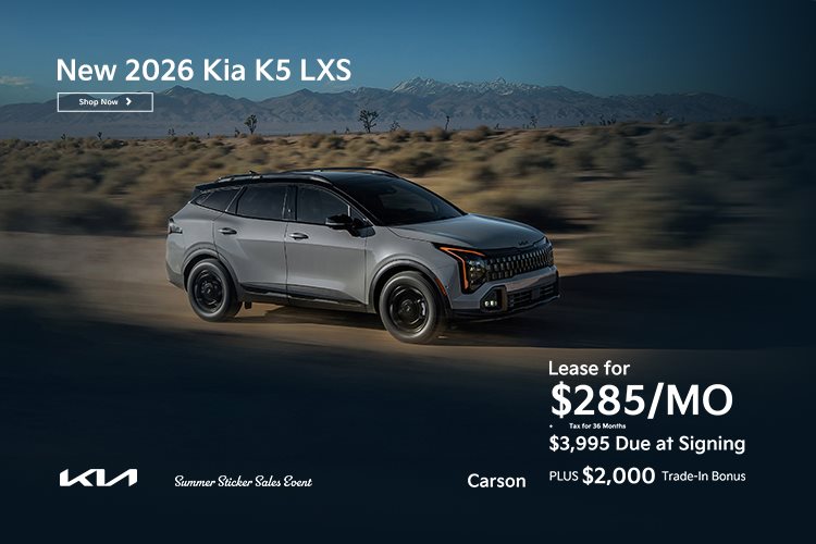 Select New 2025 & 2026 Kia Models
