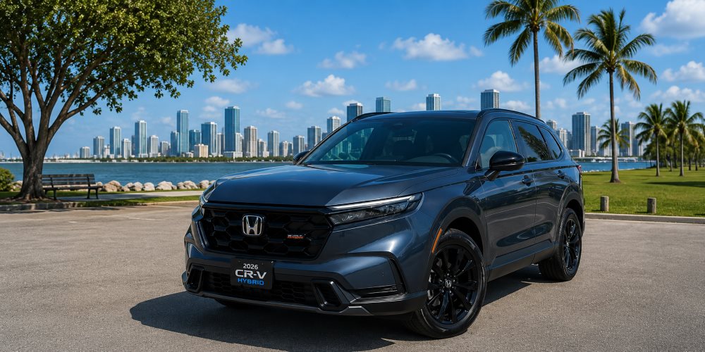 2026 Honda CR-V lineup showing gas and hybrid trims