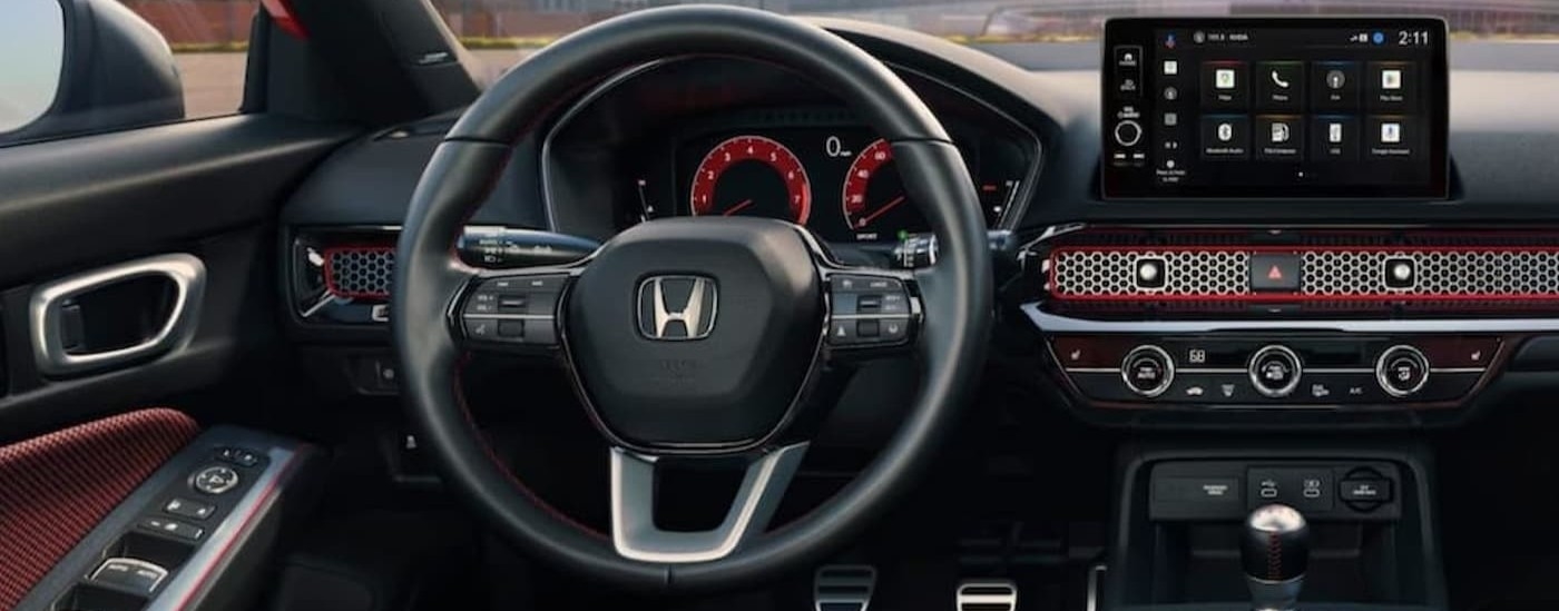 Multi-colored dash in a 2026 Honda Civic.