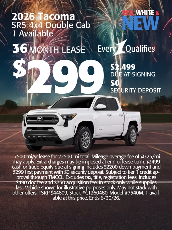 2026 Tacoma SR5 4x4 Double Cab