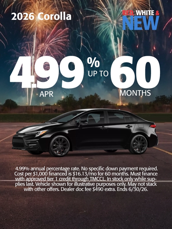 2026 Corolla