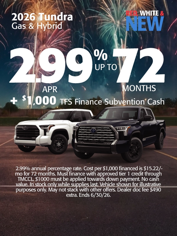 2026 Tundra Gas & Hybrid