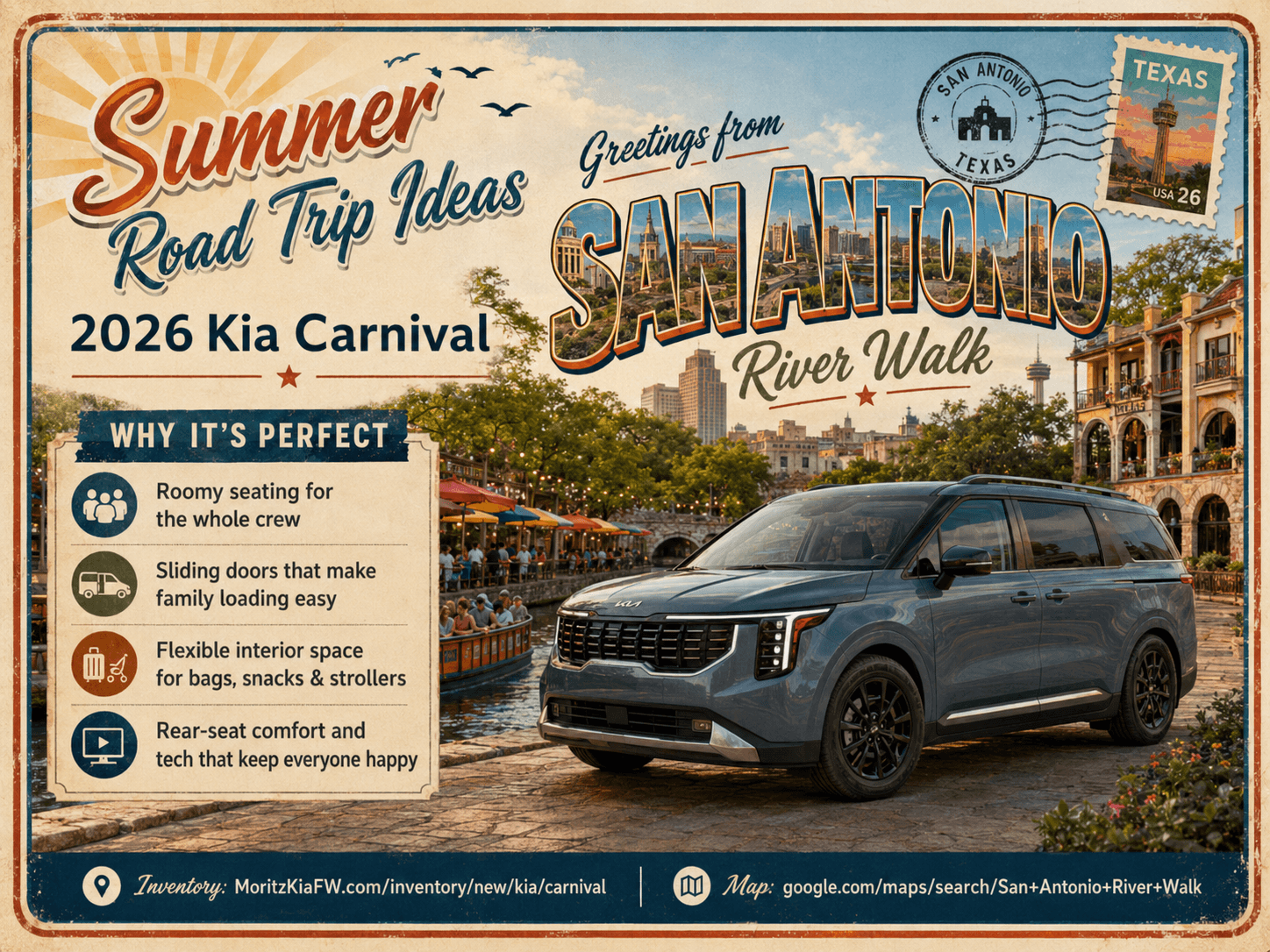 2026 Kia Carnival San Antonio River Walk