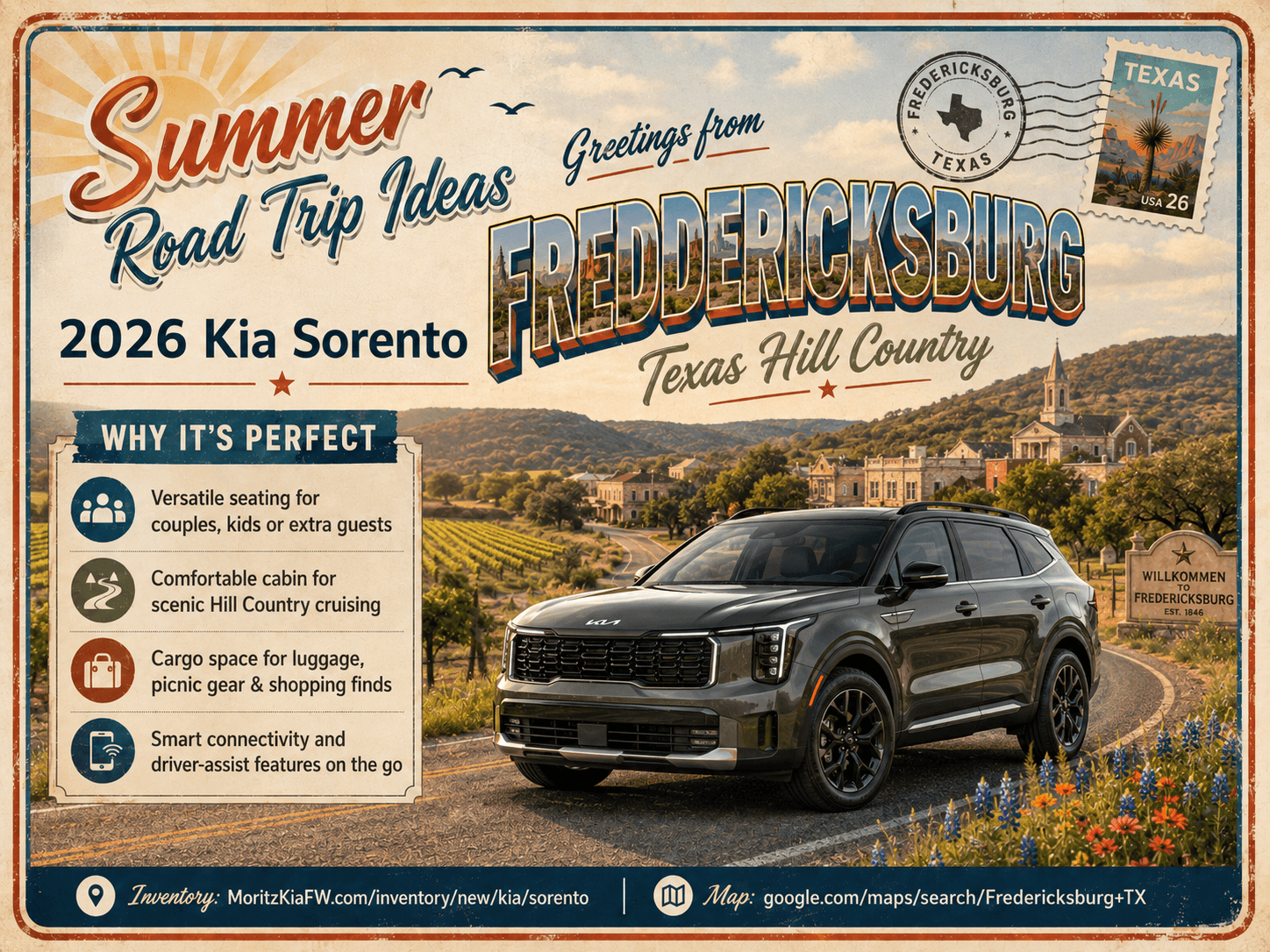 2026 Kia Sorento Fredericksburg Texas