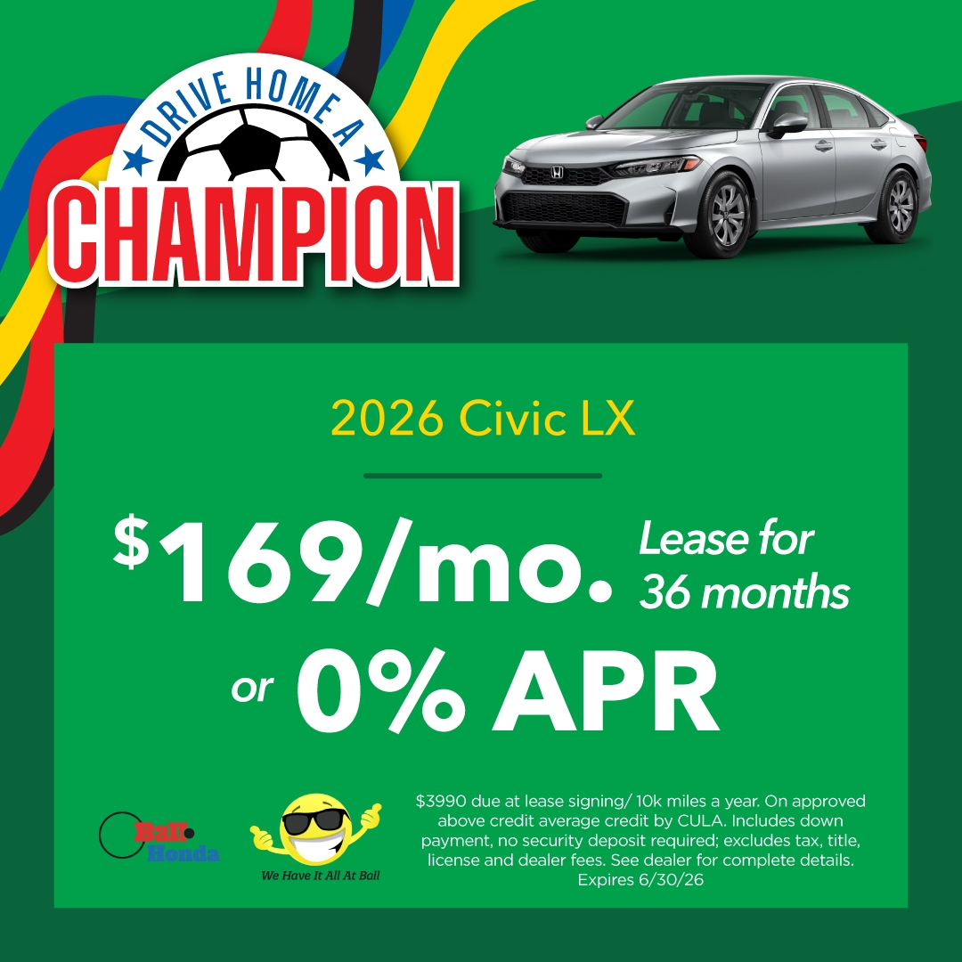 New 2026 Civic LX