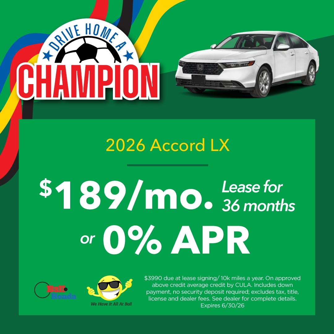 New 2026 Accord LX