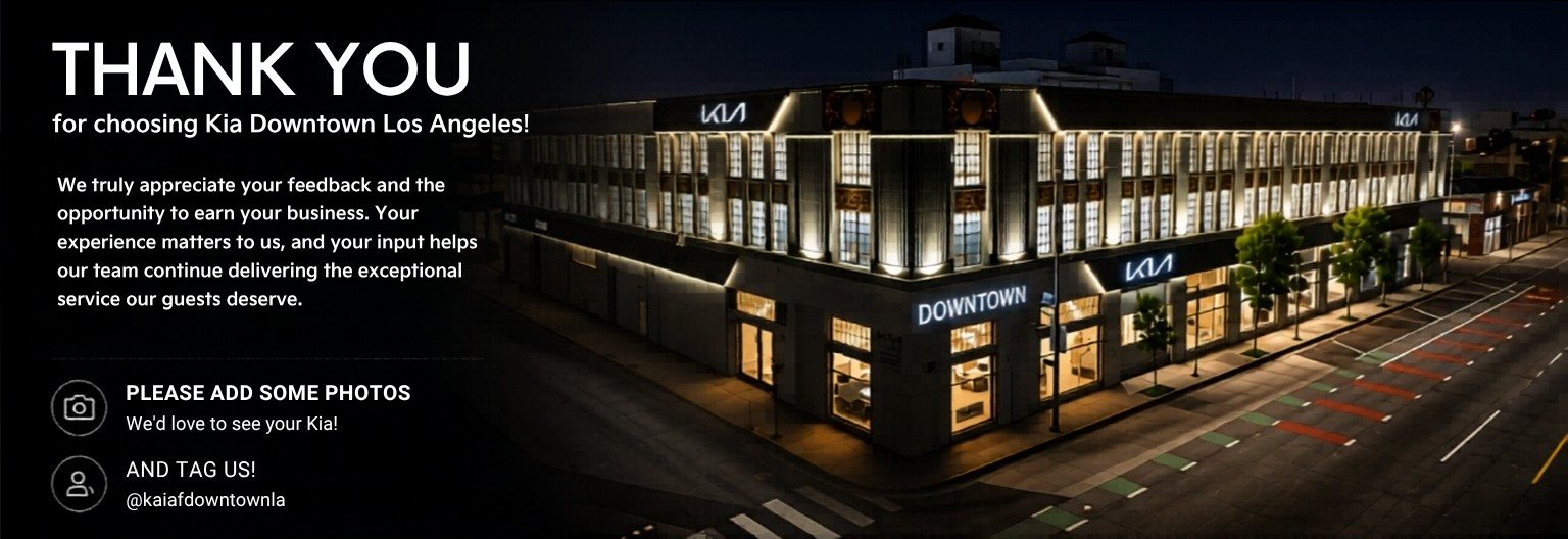 Thank you for choosing Kia of Carson