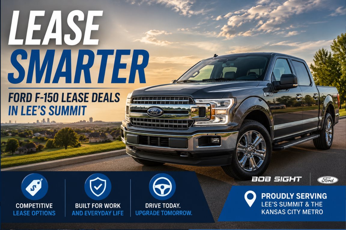 Ford F-150 lease deals in Lee’s Summit at Bob Sight Ford for truck shoppers