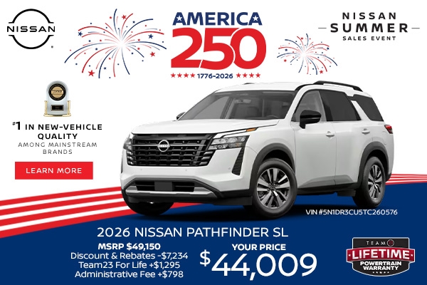 New Nissan Pathfinder