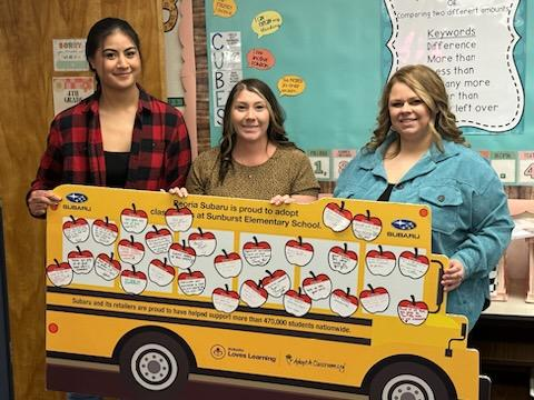 Sunburst Elementary- Adopt a Classroom
