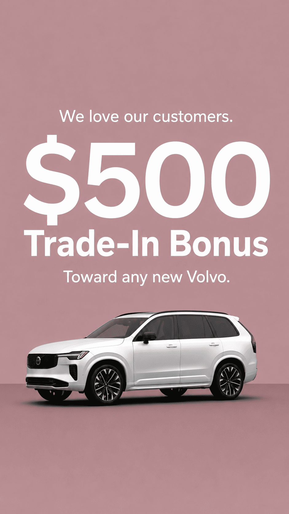 $500 Trade-In Bonus Offer