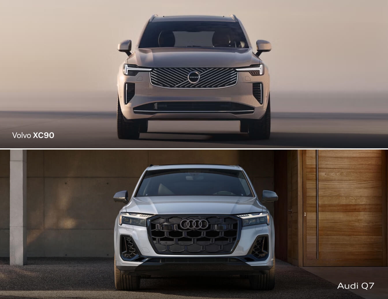 Volvo XC90 vs. Audi Q7: 3-Row Luxury Showdown