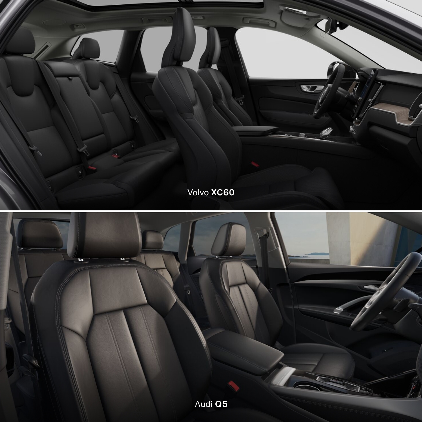 Volvo XC60 vs. Audi Q5 Safety Features