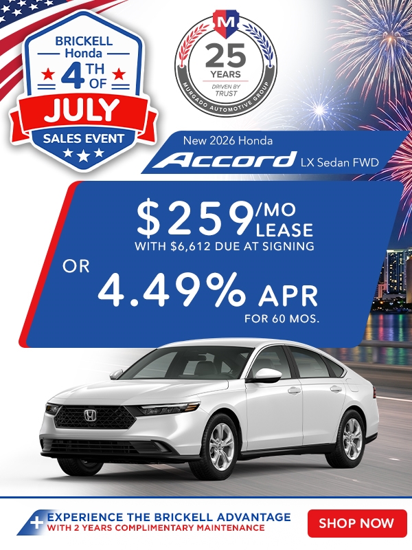 Accord 4th of July