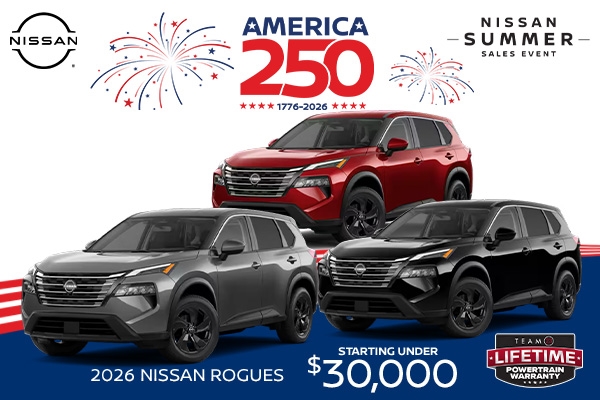 New Nissan Rogues