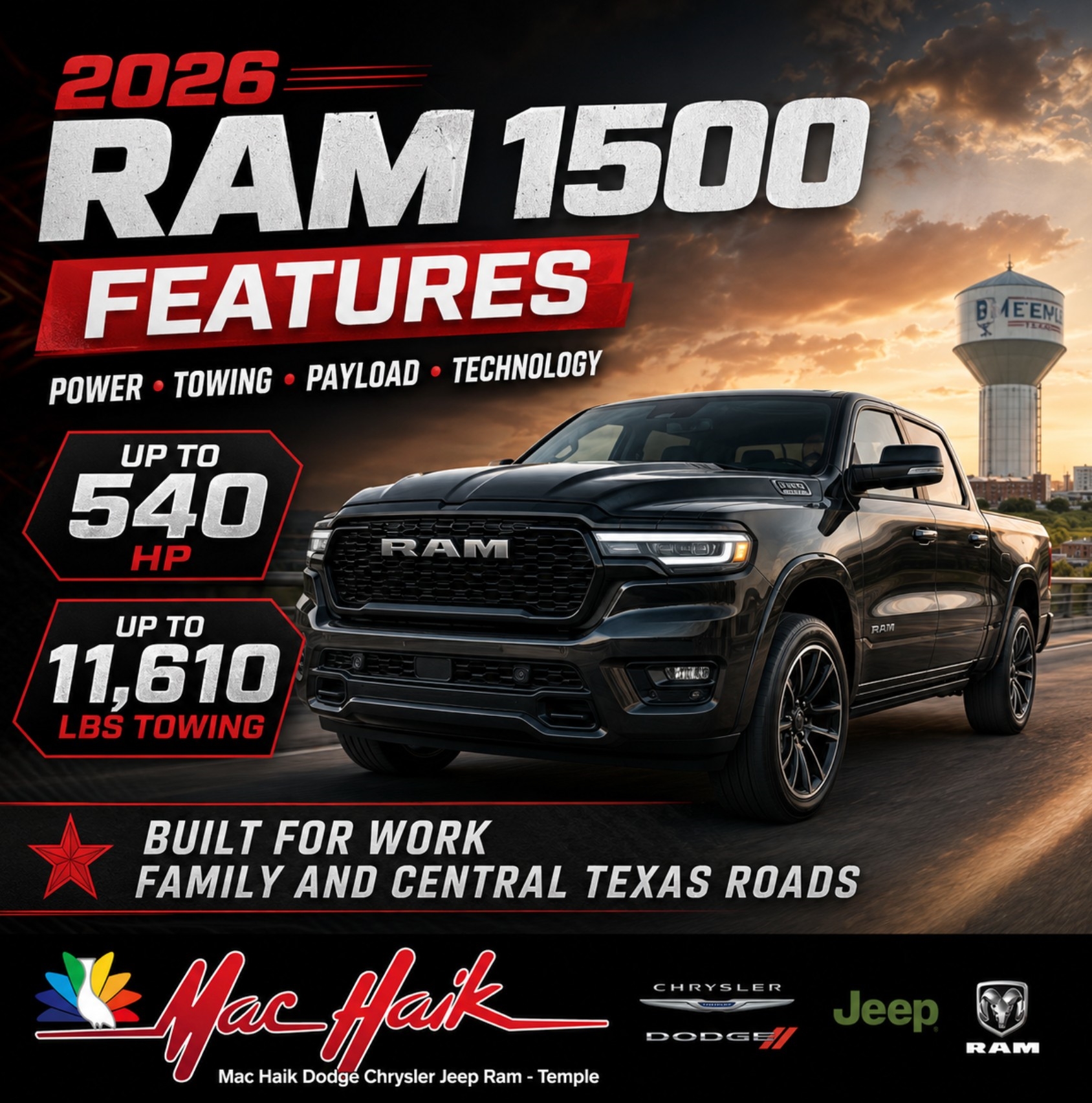 Mac Haik Dodge Chrysler Jeep Ram Temple Temple TX
