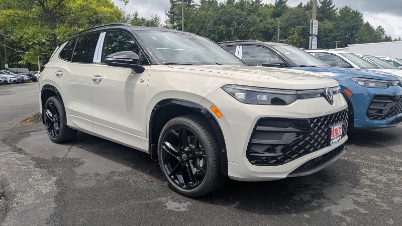 2026 Volkswagen Tiguan in sandstone exterior color at Nemer Volkswagen of Latham