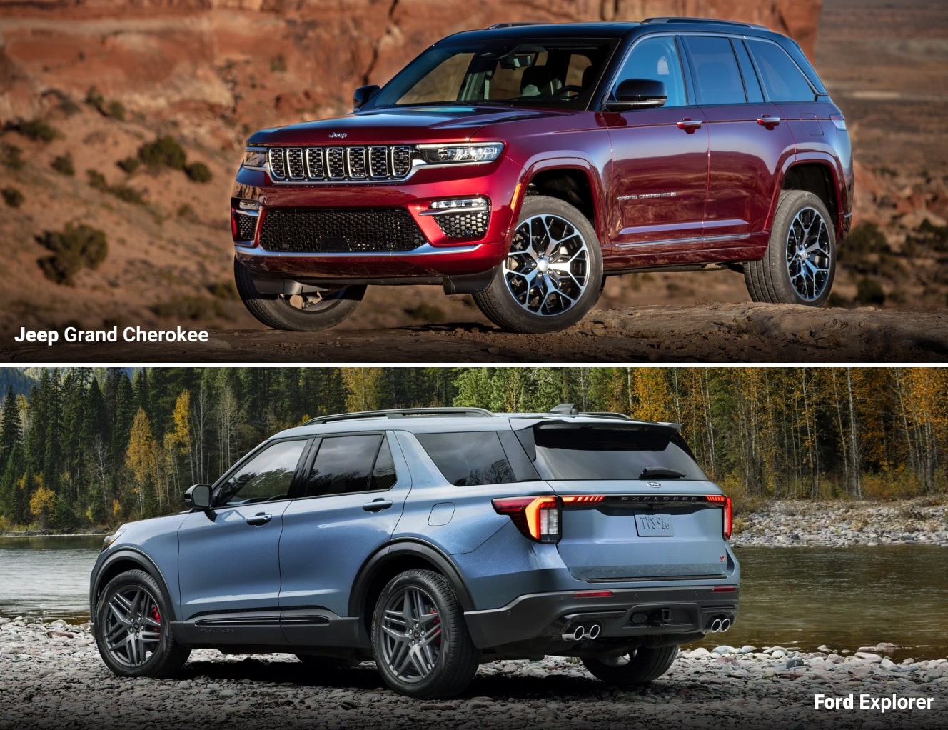2025 Jeep Grand Cherokee vs. 2025 Ford Explorer Warranty & Maintenance