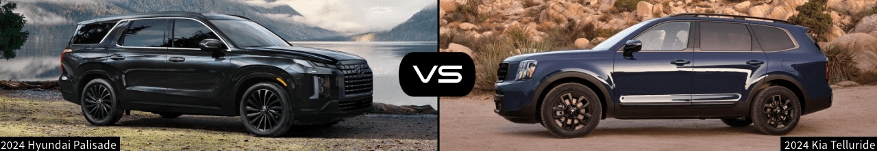 2024 Hyundai Palisade vs 2024.Kia Telluride