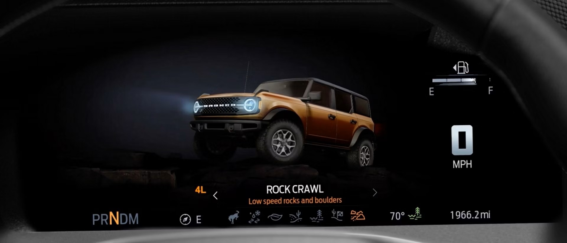 2026 Ford Bronco G.O.A.T. Mode Rock Crawl