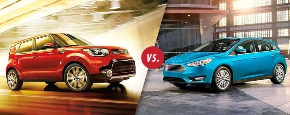 Kia Soul vs Ford Focus Hatchback 