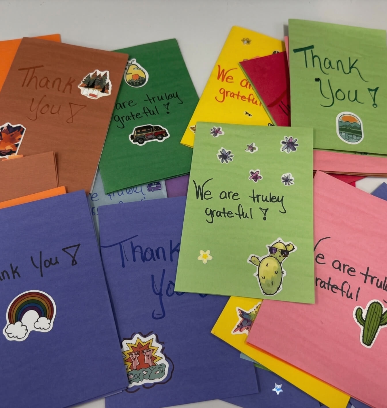 Handwritten Thanks for Those Who Serve - Miranda B
