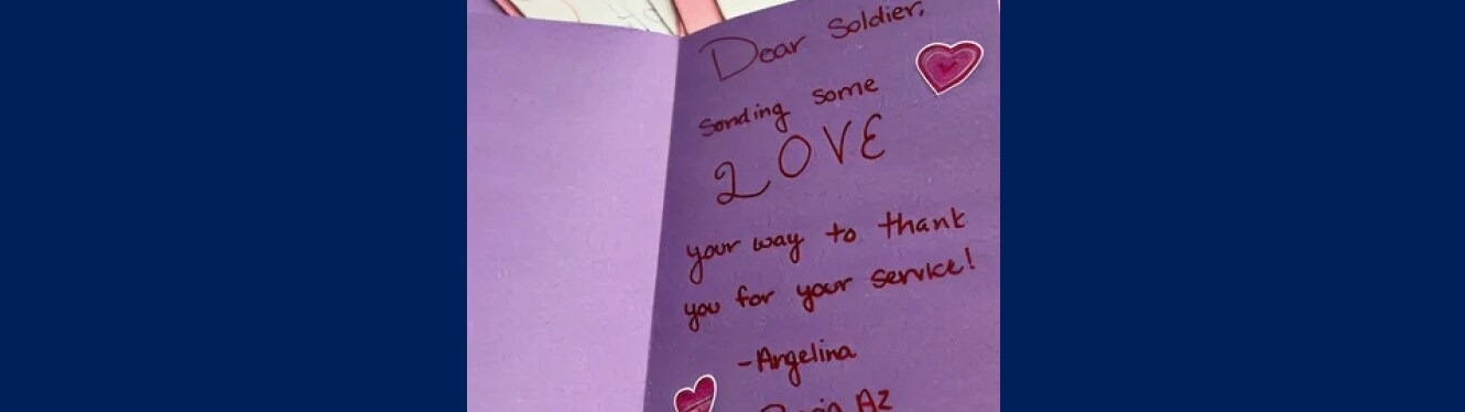 A simple note can mean so much! - Miranda B