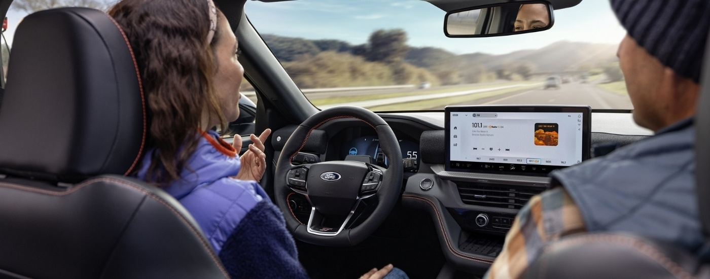People driving in a 2025 Ford Explorer