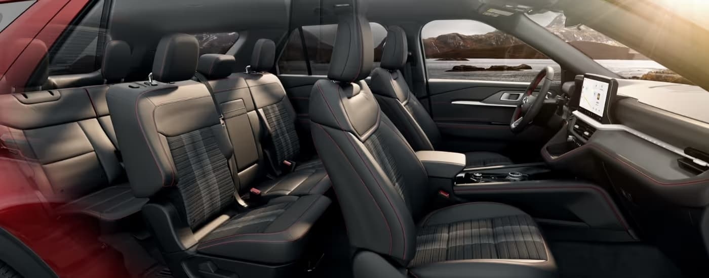 Interior seating of a 2026 Ford Explorer