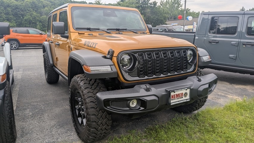 2026 Jeep Wrangler in Goldilocks color near Saratoga Springs NY