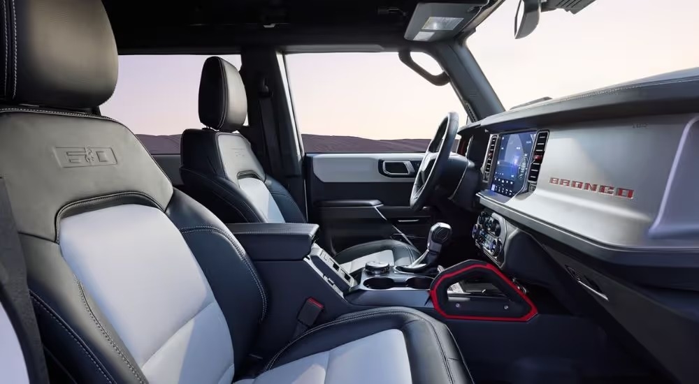 The interior of a 2026 Ford Bronco® Outer Banks 60th Anniversary Edition SUV
