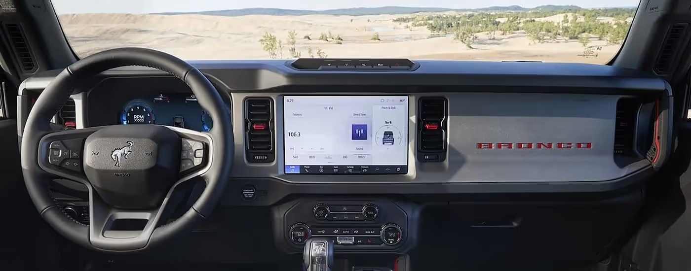 Dashboard in a 2025 Ford Bronco Sport for sale near Marietta