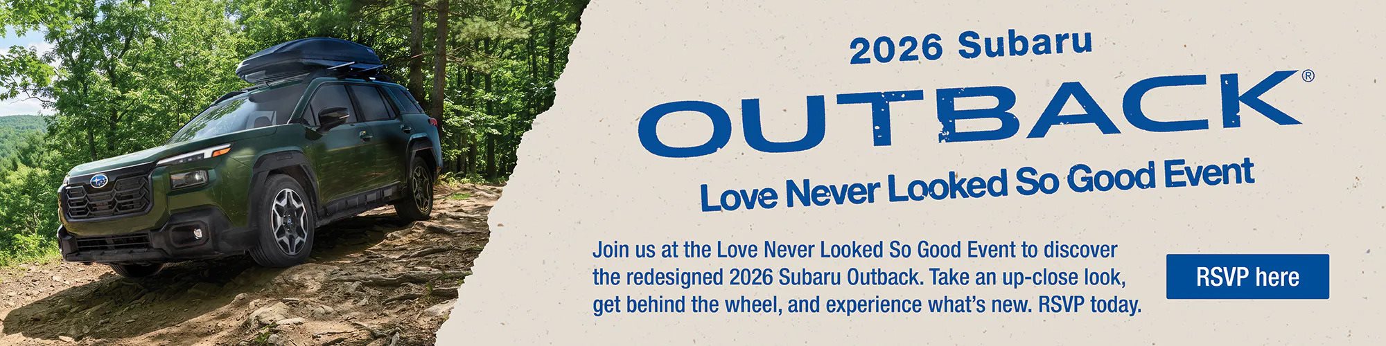 2026 Subaru Outback - Love Never Looked So Good Event