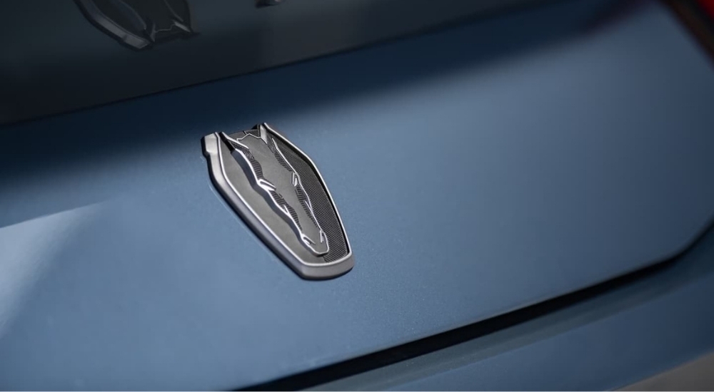 Trunk badge on a 2024 Ford Mustang Dark Horse