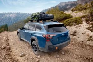 2024 Subaru Outback Wilderness traversing offroad mountains Centennial Subaru Las Vegas NV