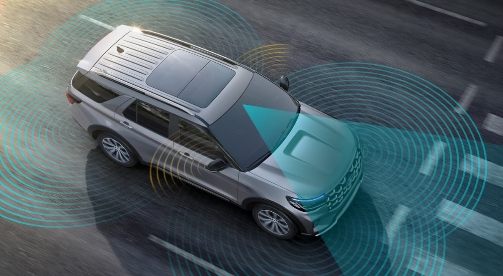 Simulated sensors coming from a 2025 Ford Explorer
