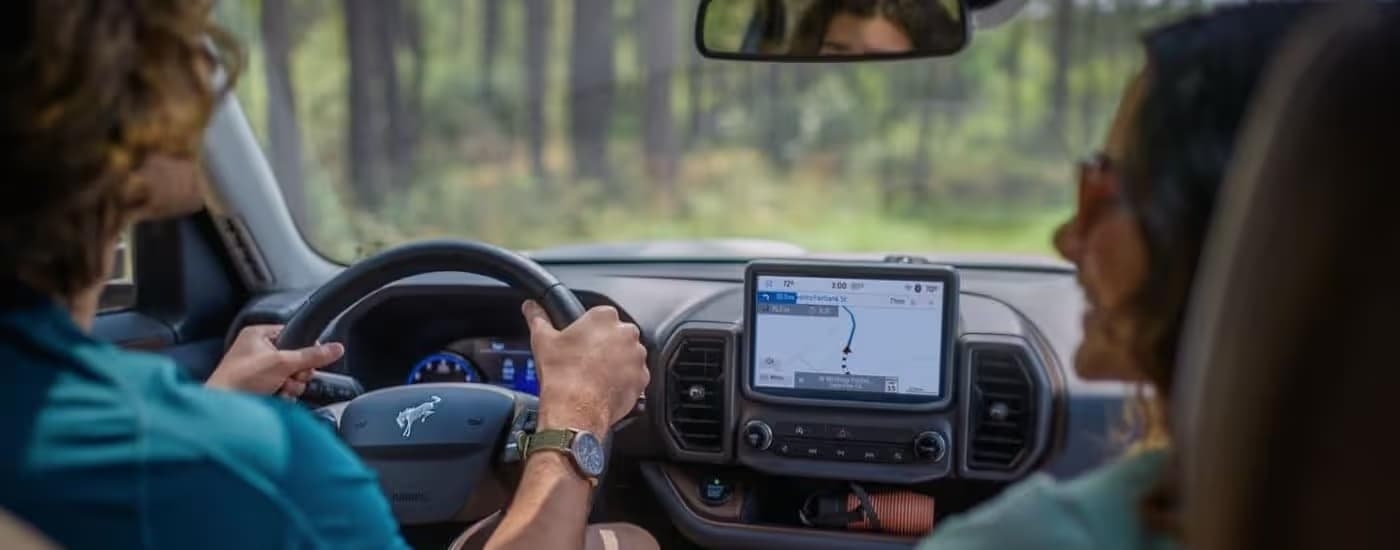 People driving in a 2024 Ford Bronco Sport.