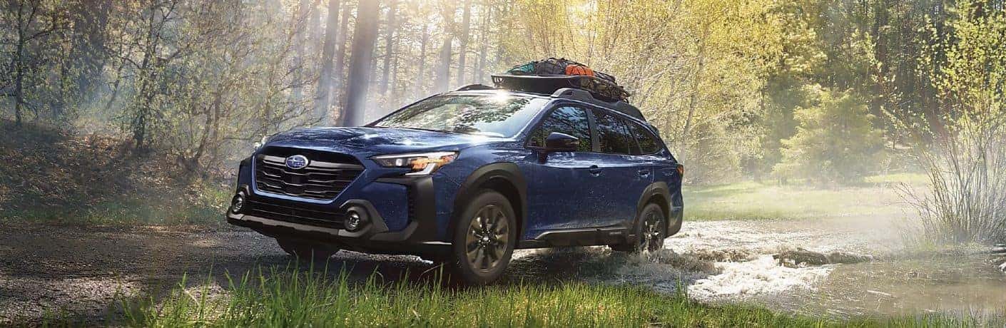 2023 Subaru Outback Onyx Edition XT Exterior Driver Side Front Profile Centennial Subaru Las Vegas NV