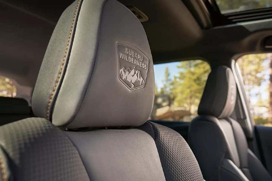 2023 Subaru Outback Wilderness Interior Cabin Seating Embroidery Centennial Subaru Las Vegas NV