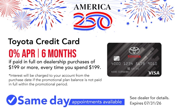 Toyota Credit Card