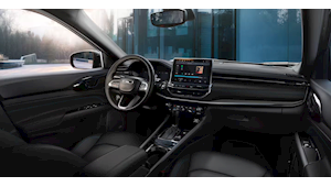 Interior of the 2026 Jeep Compass for sale near Madison, WI in Kayser Chrysler Center of Sauk Prairie