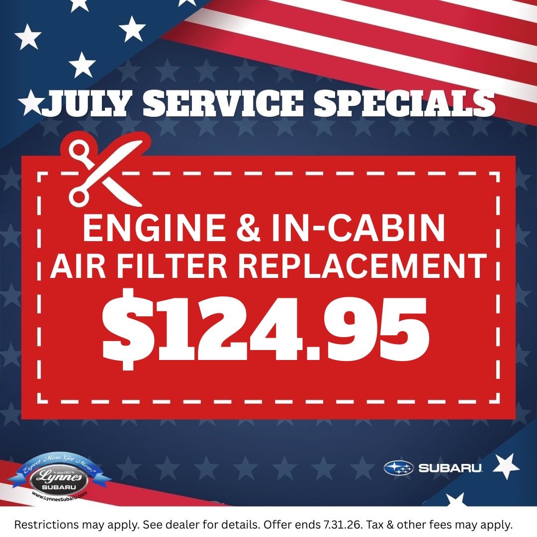 Engine & In Cabin Air Filter