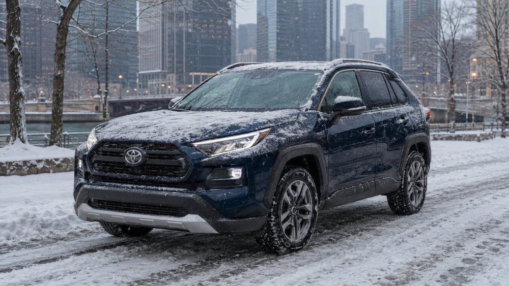 2026 Toyota RAV4 Hybrid AWD in Chicago winter conditions