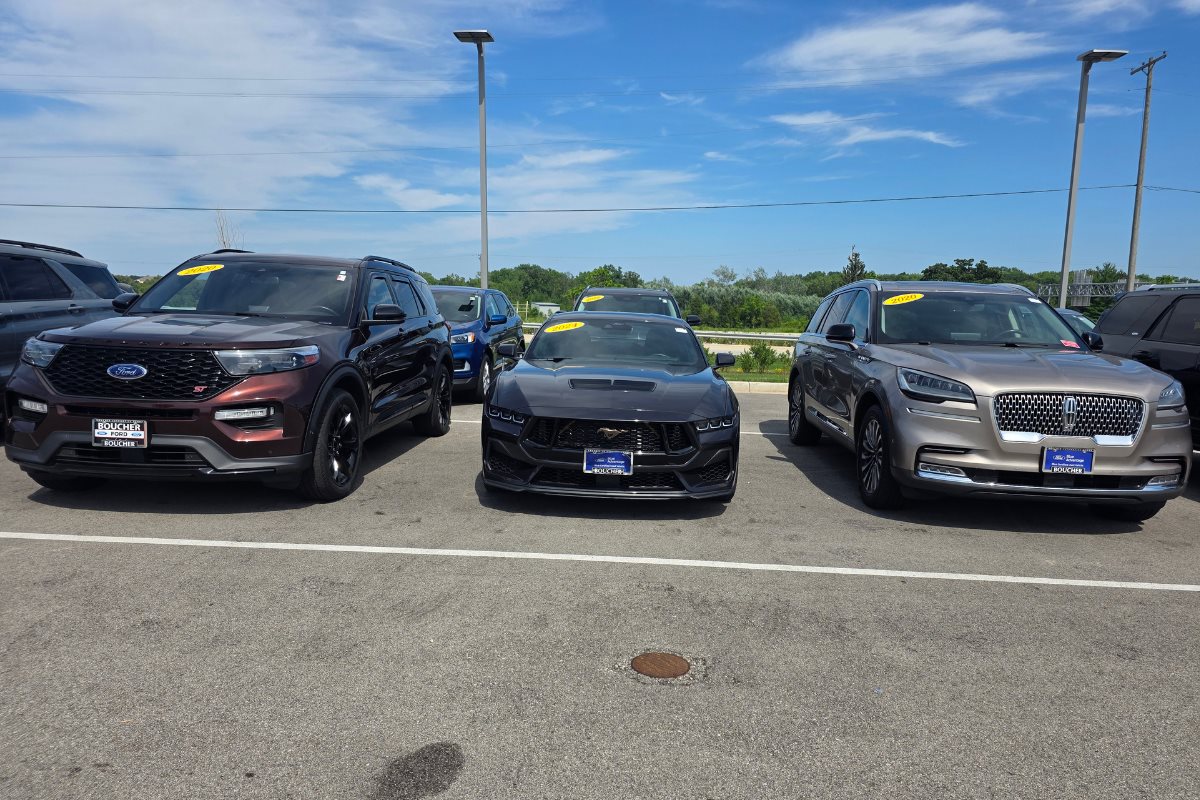 Late-model Ford SUVs available at Boucher Ford Kenosha.