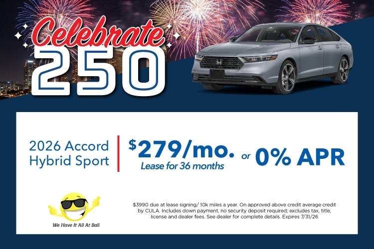 2026 Accord Hybrid Sport