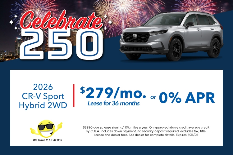 New 2026 CR-V Sport Hybrid