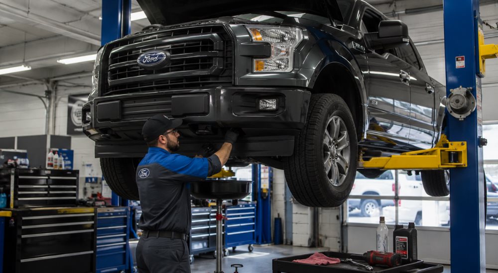 Ford digital instrument cluster oil life reset menu